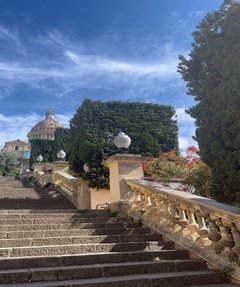 Große Treppe in Barcelona