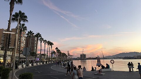 Strand von Malaga