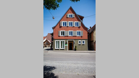 Schöne alte Hausfront